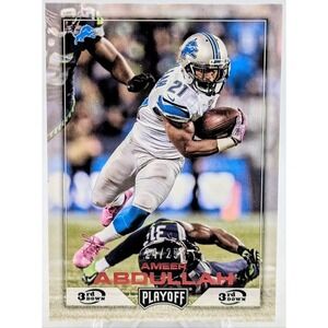 2016 Panini Playoff 3rd Down Detroit Lions #63 Ameer Abdullah /25